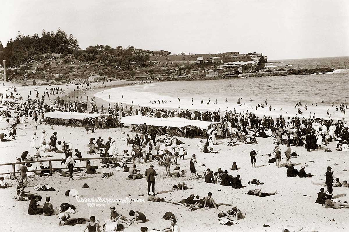 Coogee Beach in 1908